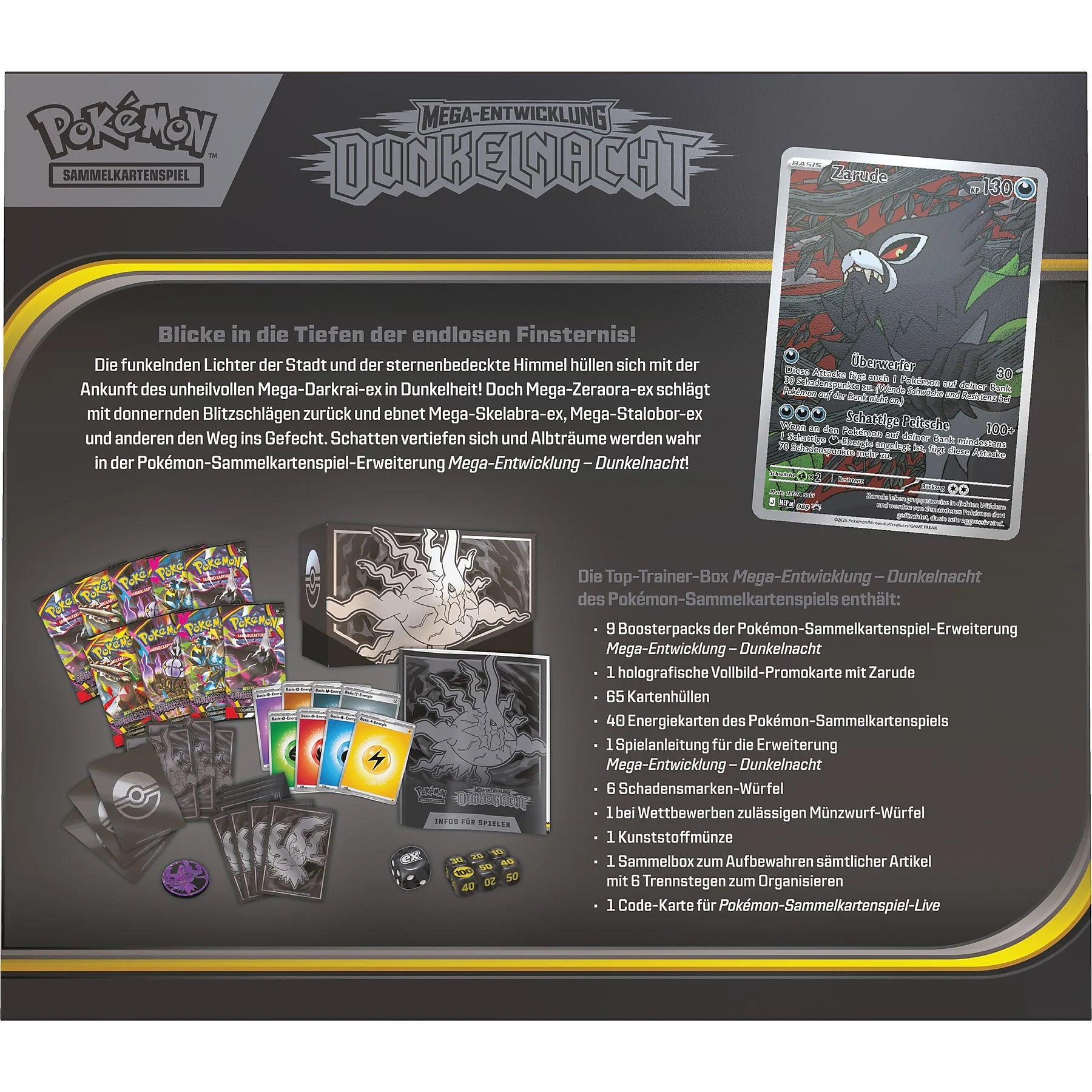 Pokémon TCG - Dunkelnacht Top Trainer Box (DE)