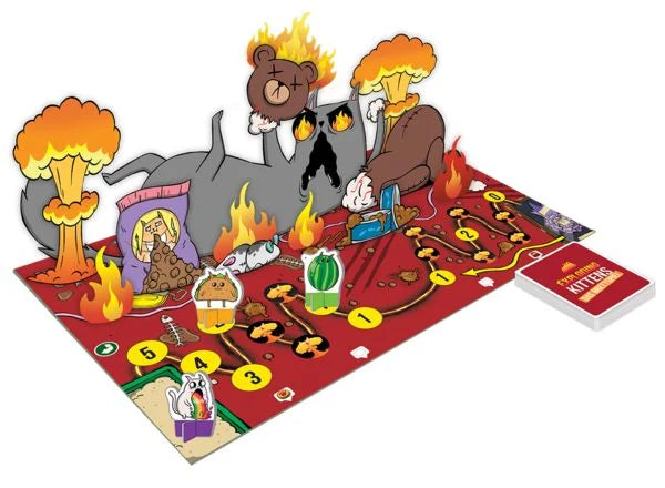Asmodee - Exploding Kittens: Das Brettspiel