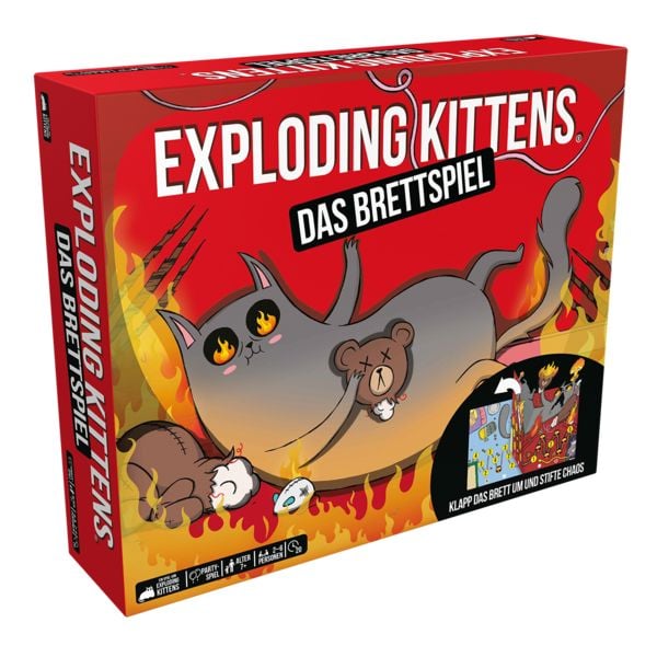 Asmodee - Exploding Kittens: Das Brettspiel